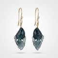 Blue Tourmaline Fish Earrings