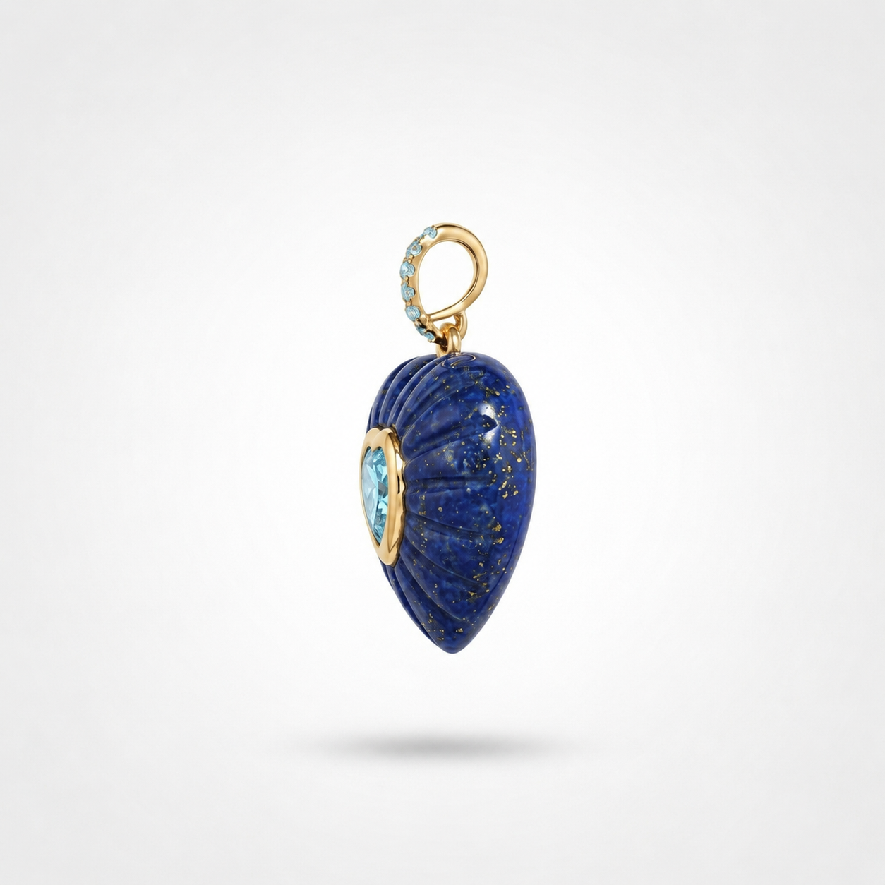 Lapis Aurelia Heart Pendant