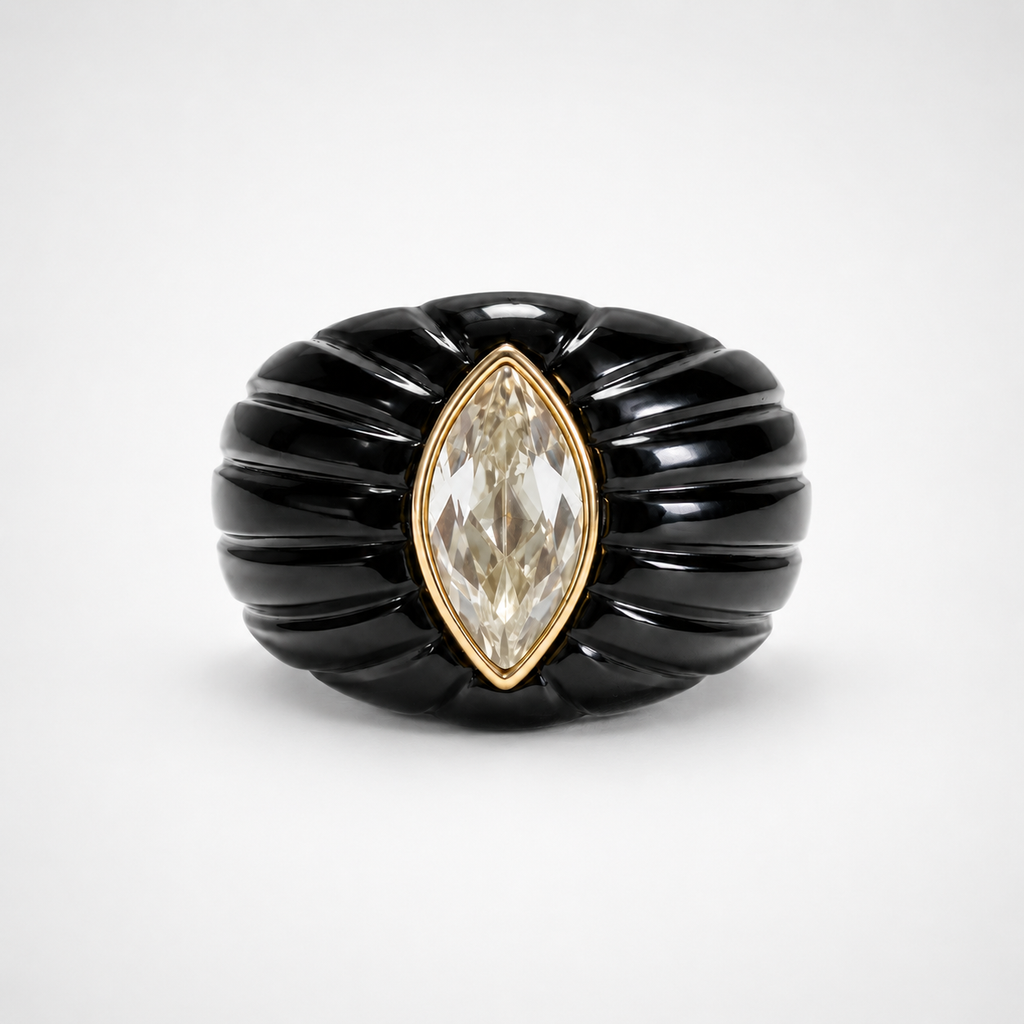 Black Onyx Aurelia Ring