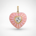 Pink Opal Aurelia Heart Pendant