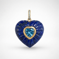Lapis Aurelia Heart Pendant